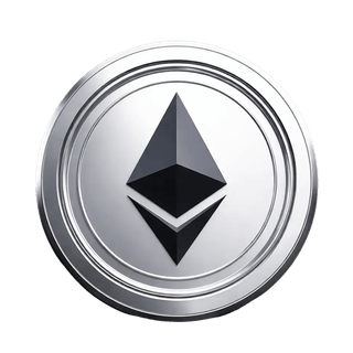 Kelluva graafinen elementti, jossa Ethereum ETH -kryptovaluuttakolikko